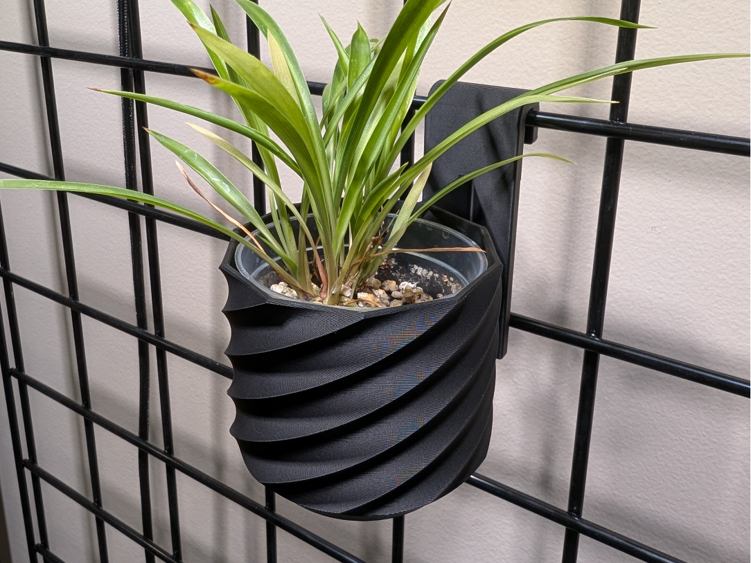 2.5" Gridwall Grower Pot for Sleeve Pots / Jiffy