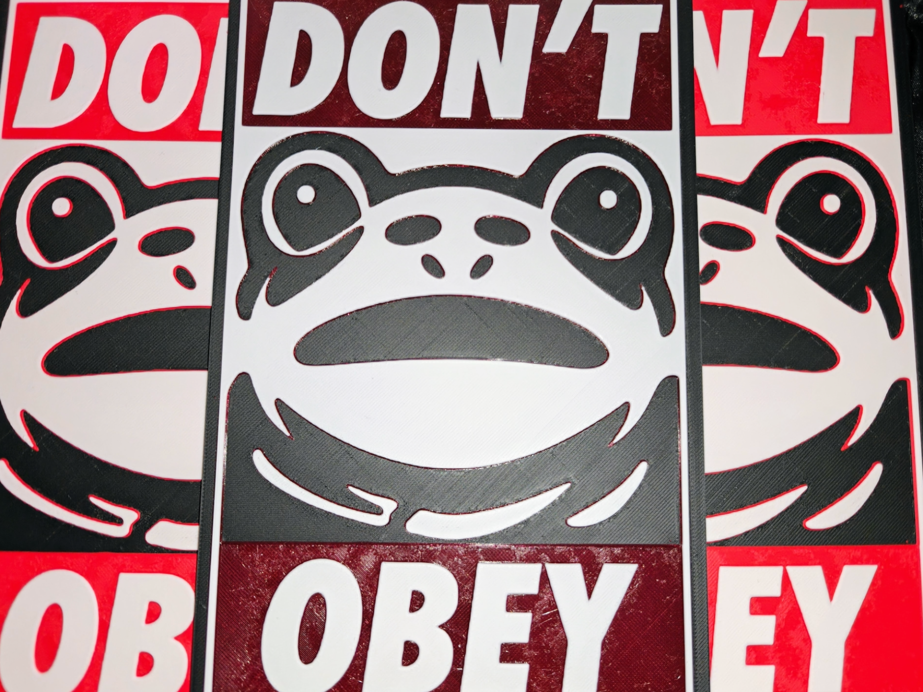 Don't Obey - PDX Frog - Hueforge