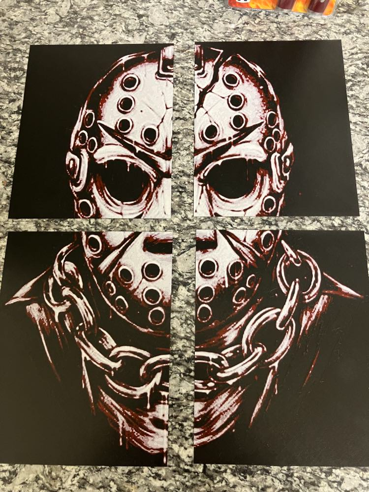 Jason (HueForge print) large 4 plates