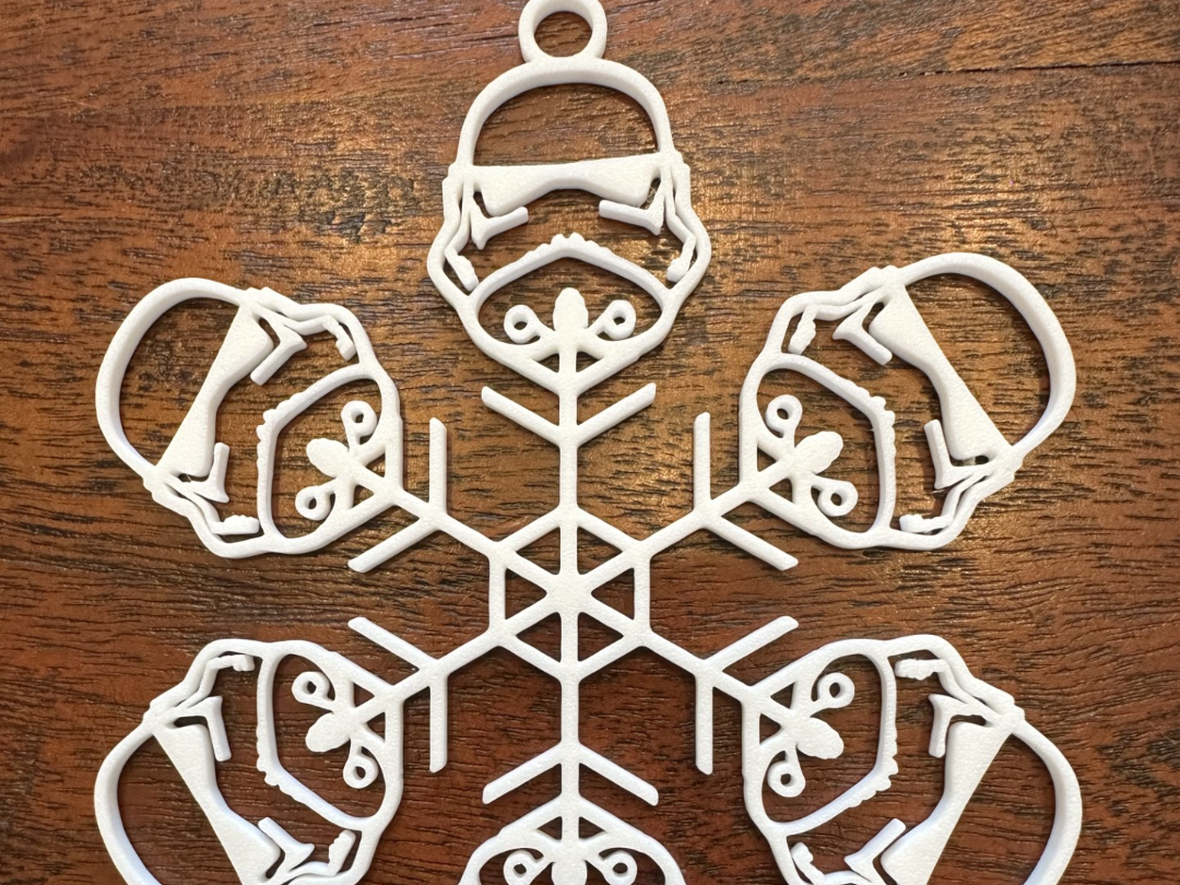 Storm Trooper Snowflake Ornament