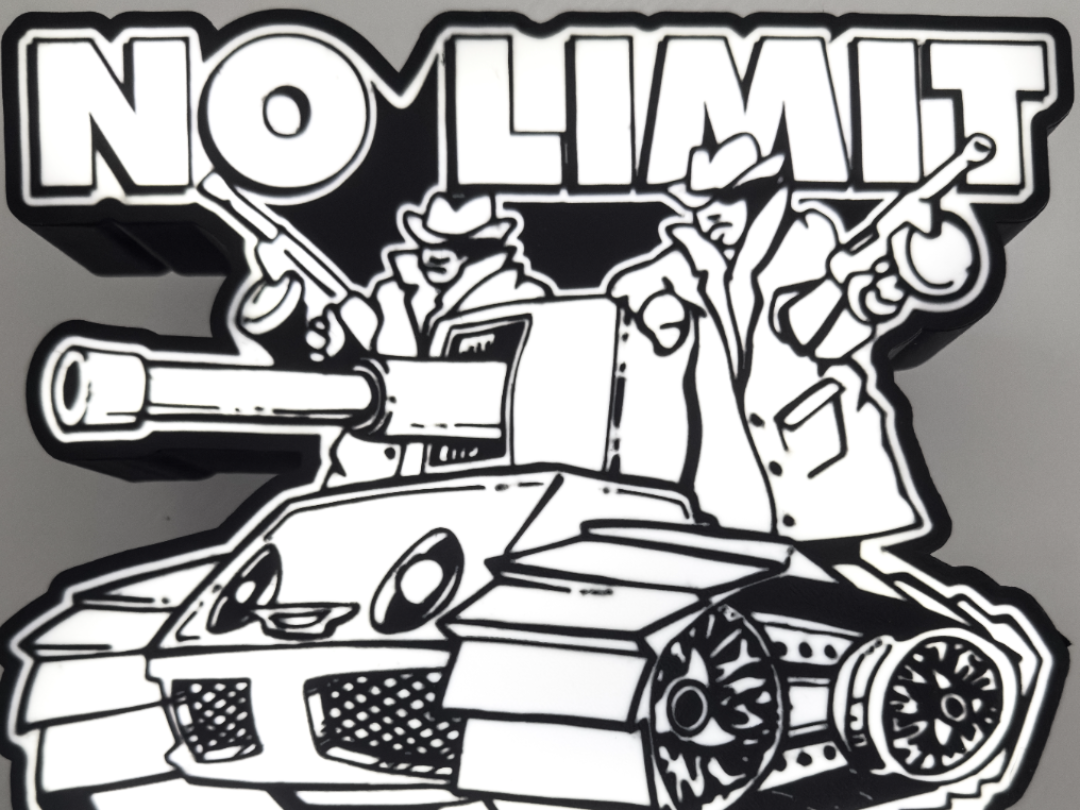 No Limit Records Light Box