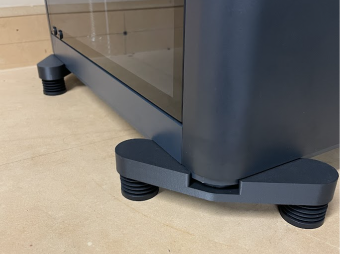 Low Profile Vibration Dampening Feet