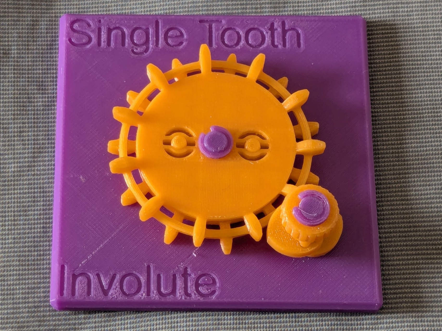 Single Tooth Involute Gear 2 - Educational model
