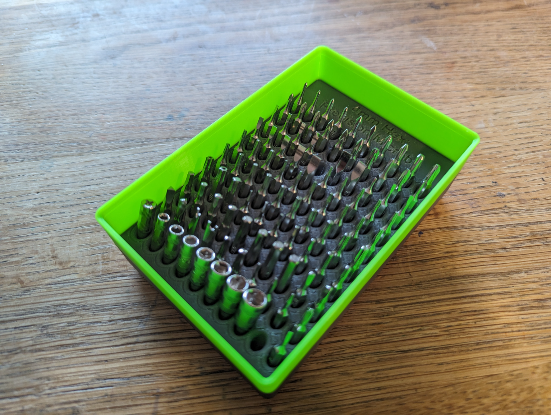 Gridfinity 4mm Hex Precision Microbit