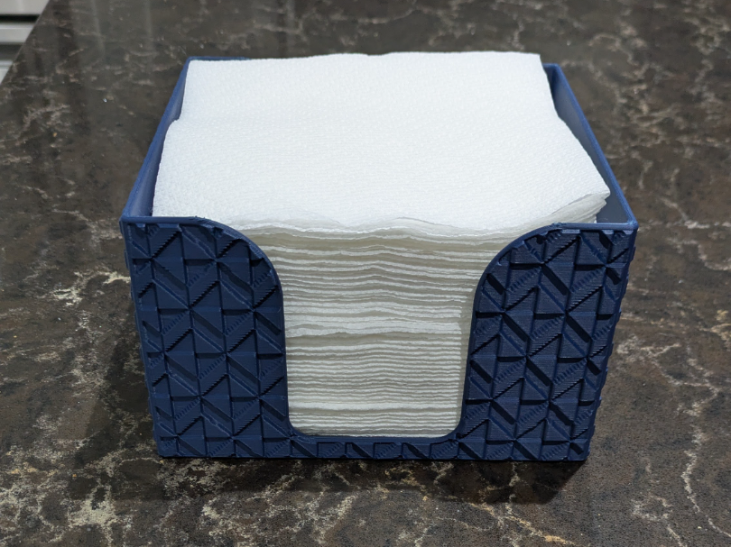 Bounty-Fit Geometric Napkin Holder