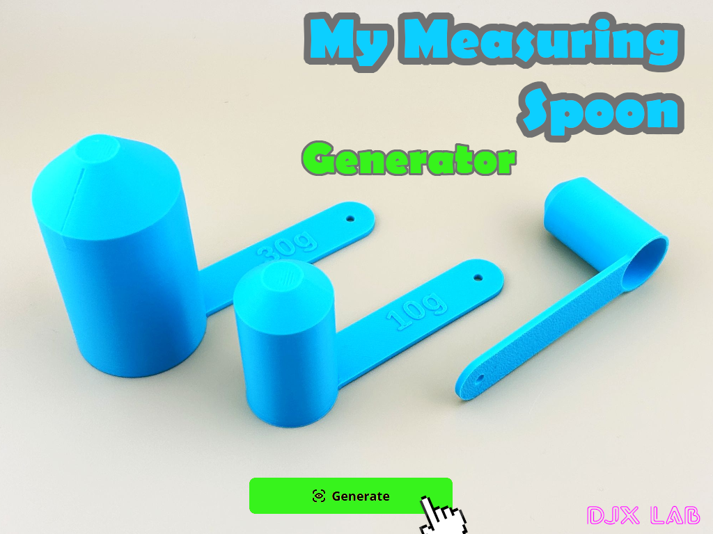 Measuring Spoon Generator - My Measuring Spoon