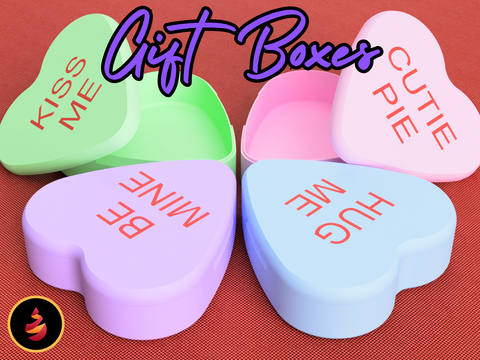 Conversation Heart Gift Boxes