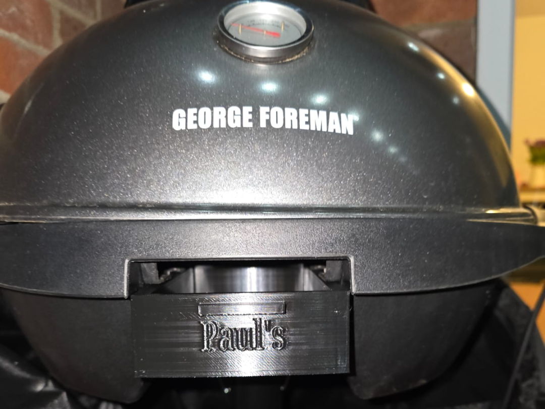 George Foreman electric BBQ fat tray