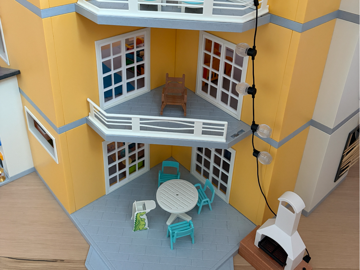 Playmobil Balkontüren Modernes Wohnhaus City Life