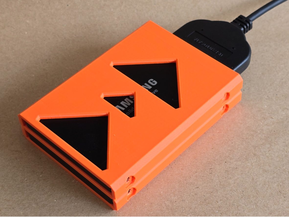 2.5" SSD drive double caddy