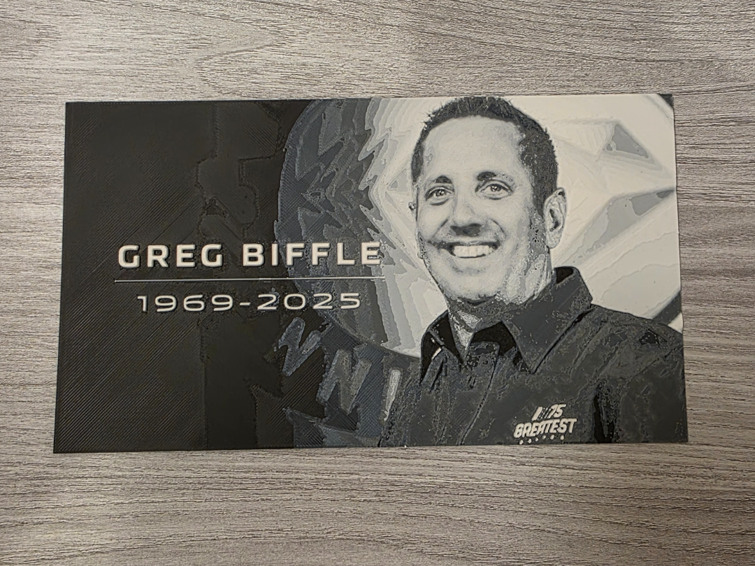 Greg Biffle Hueforge
