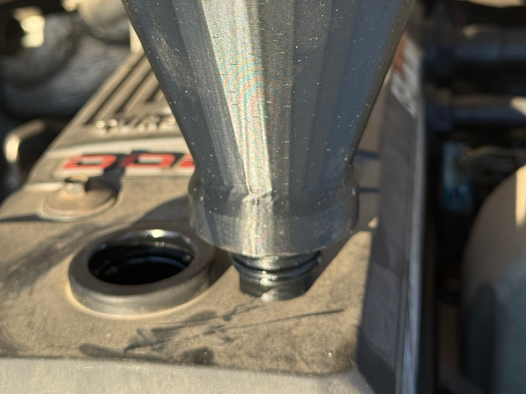 Cummins 6.7 oil fill funnel