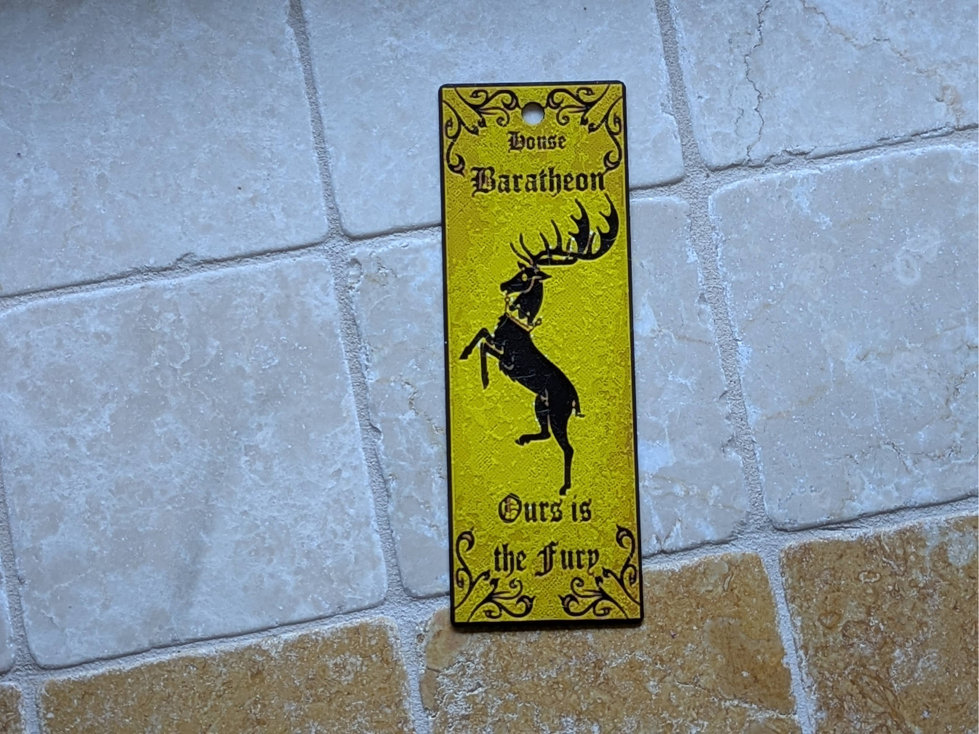 A Game of Throne Bookmark - House Baratheon