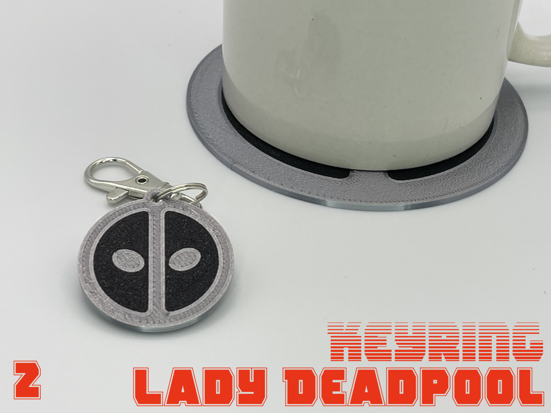 Lady Deadpool Keyring [Style 2]