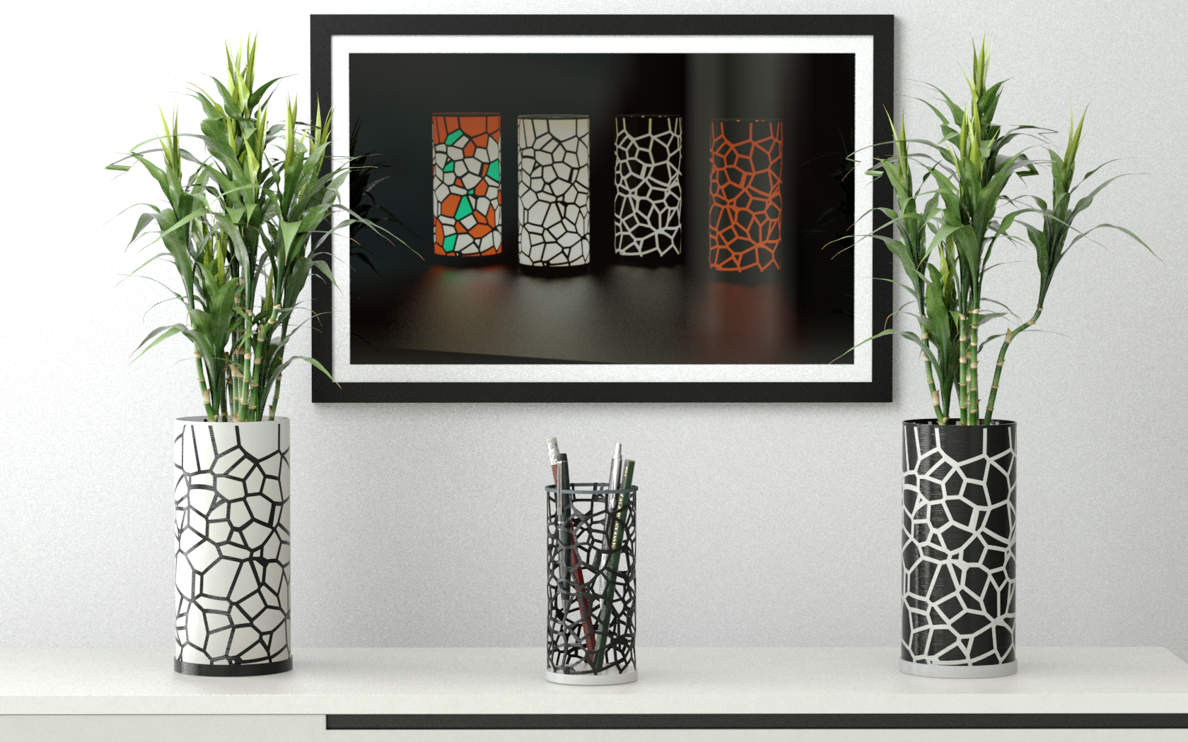 Pencilcup Vase Lamp (LampKit-compatible)