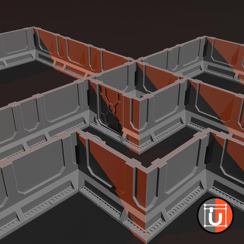Modular Space Ship Terrain