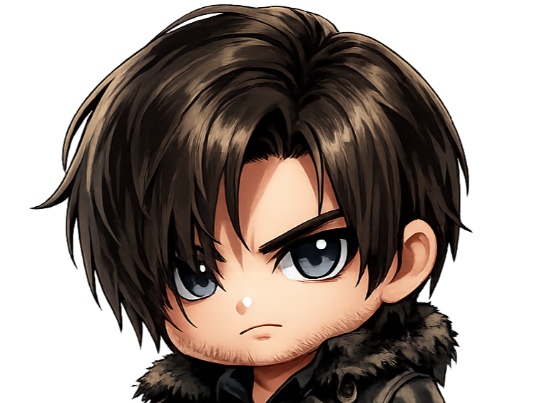 Leon Chibi from Resident Evil Requiem