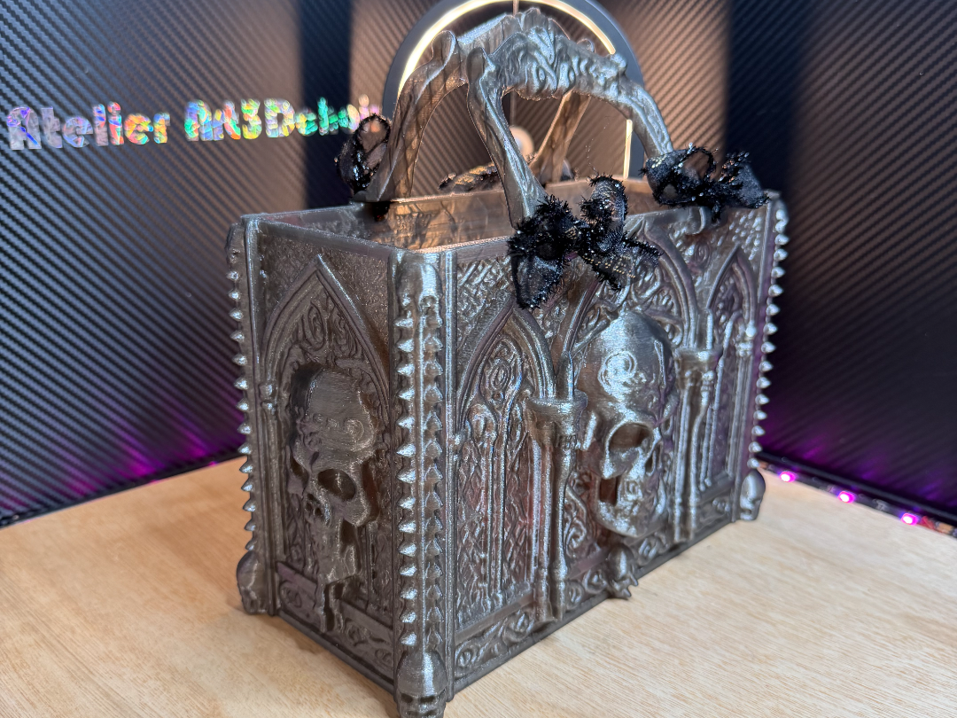 Sac Gotique artistique Architectural & Skull