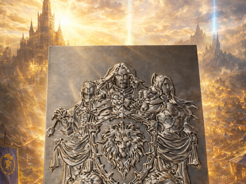 For the Alliance! – Warcraft Inspired 3D Crest