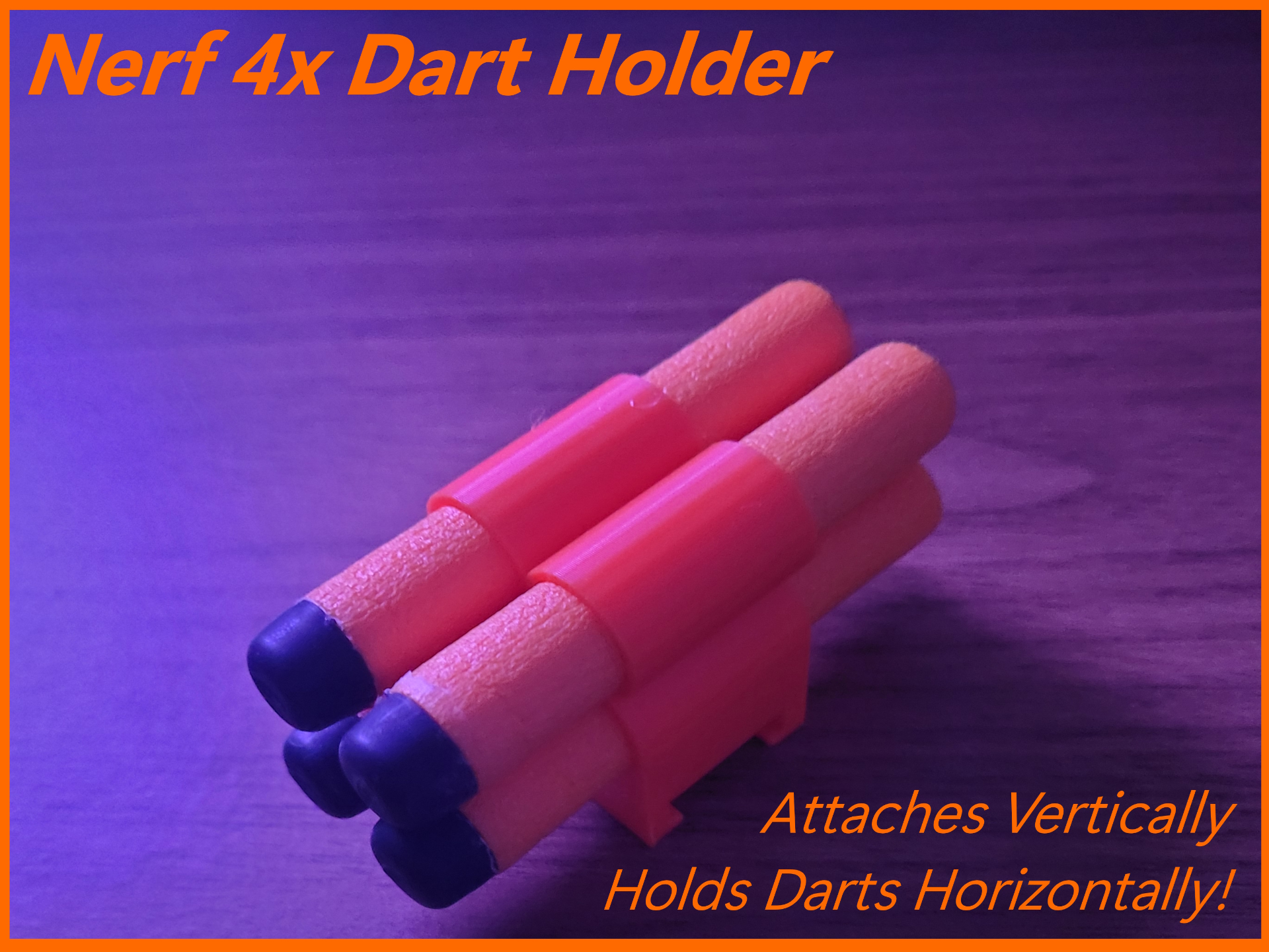 Nerf 4x Dart Holder Model