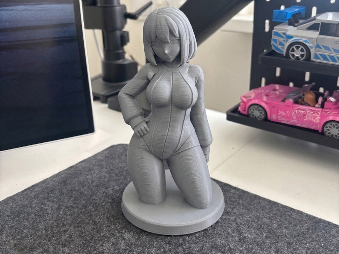Sci-Fi Pilot Waifu | Sleek Bodysuit Figurine