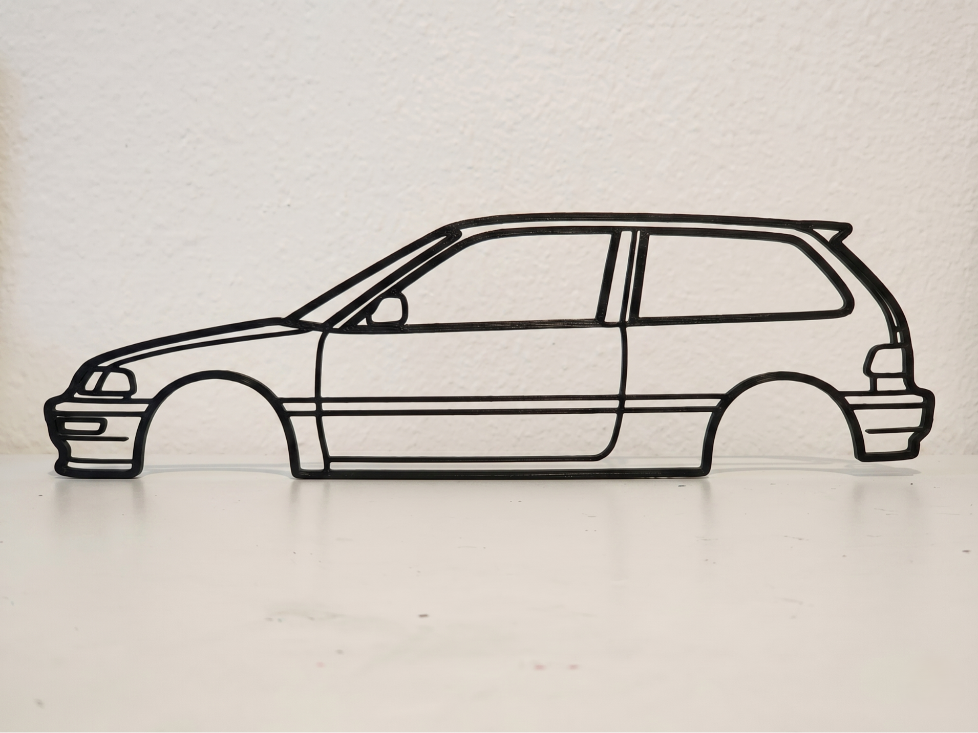 Honda Civic EF Hatch Wall Art
