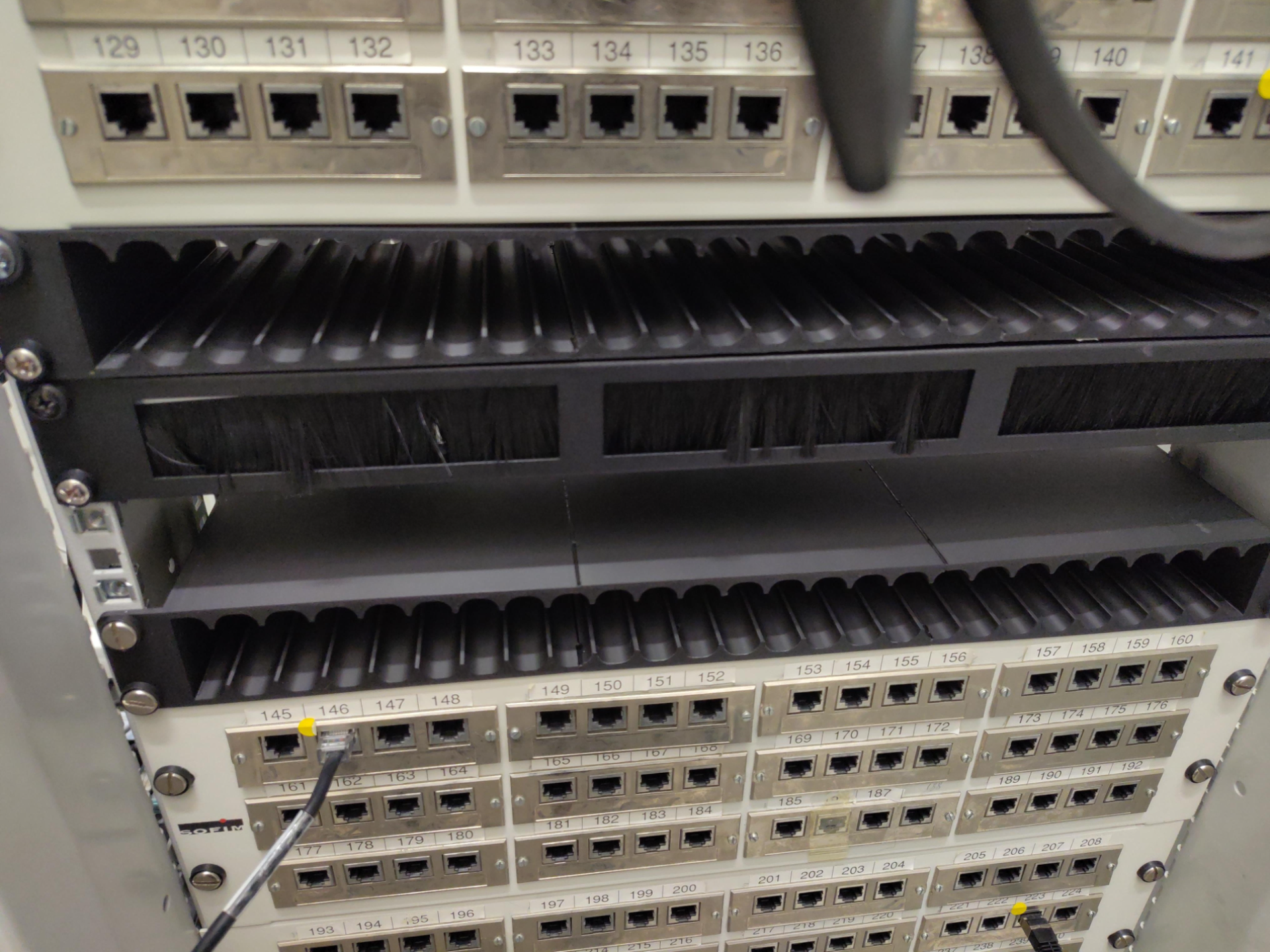 Cable Managment unit 1U for 19 inch rack