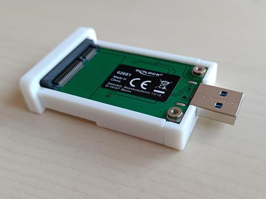 Gehäuse für DELOCK 62681 USB to mSATA Converter
