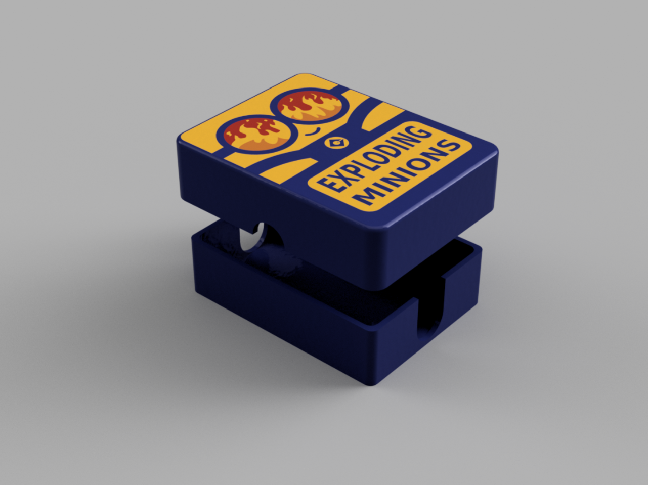 Carcasa de cartas de Exploding minions