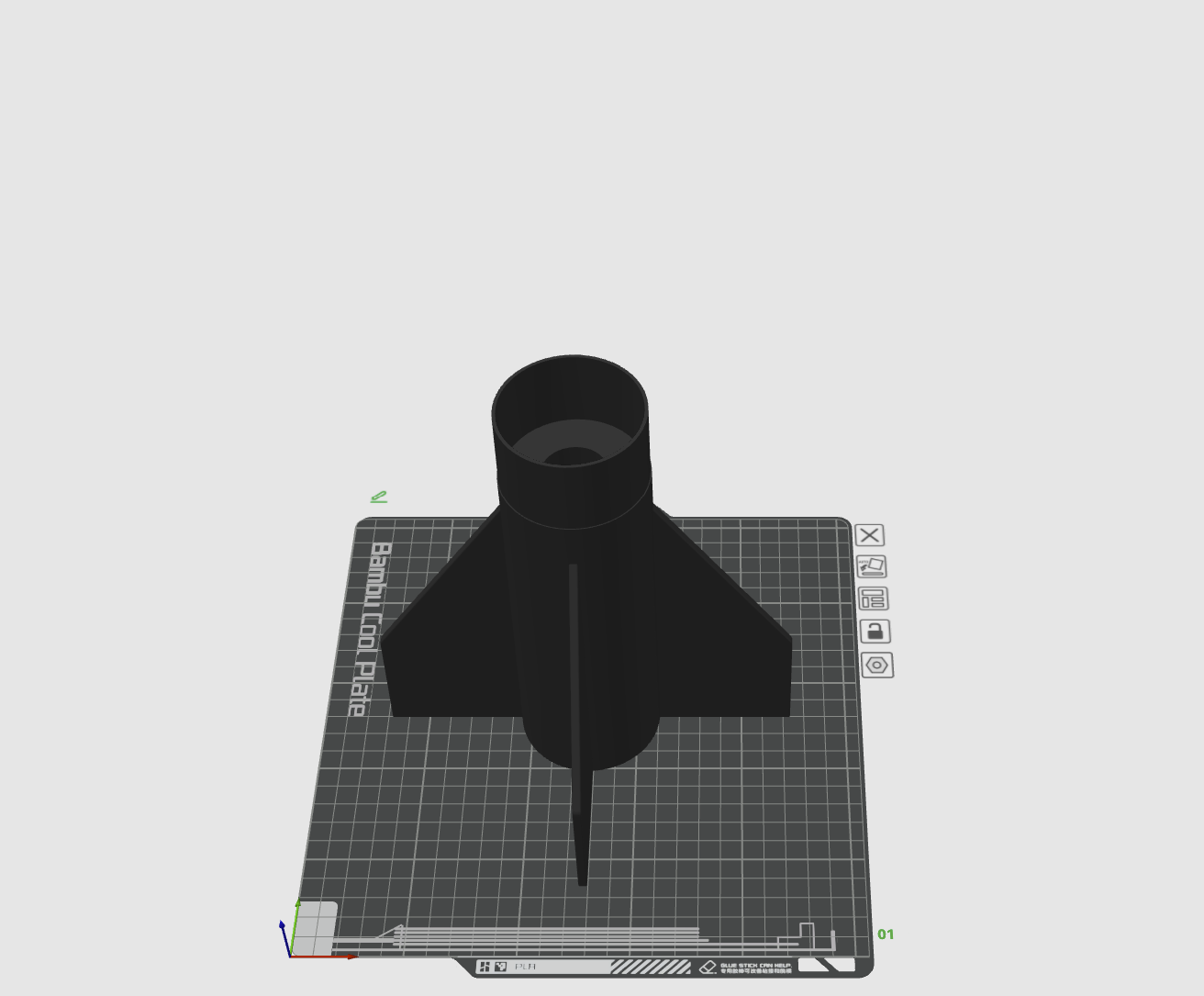 Bt-80 qaud fin