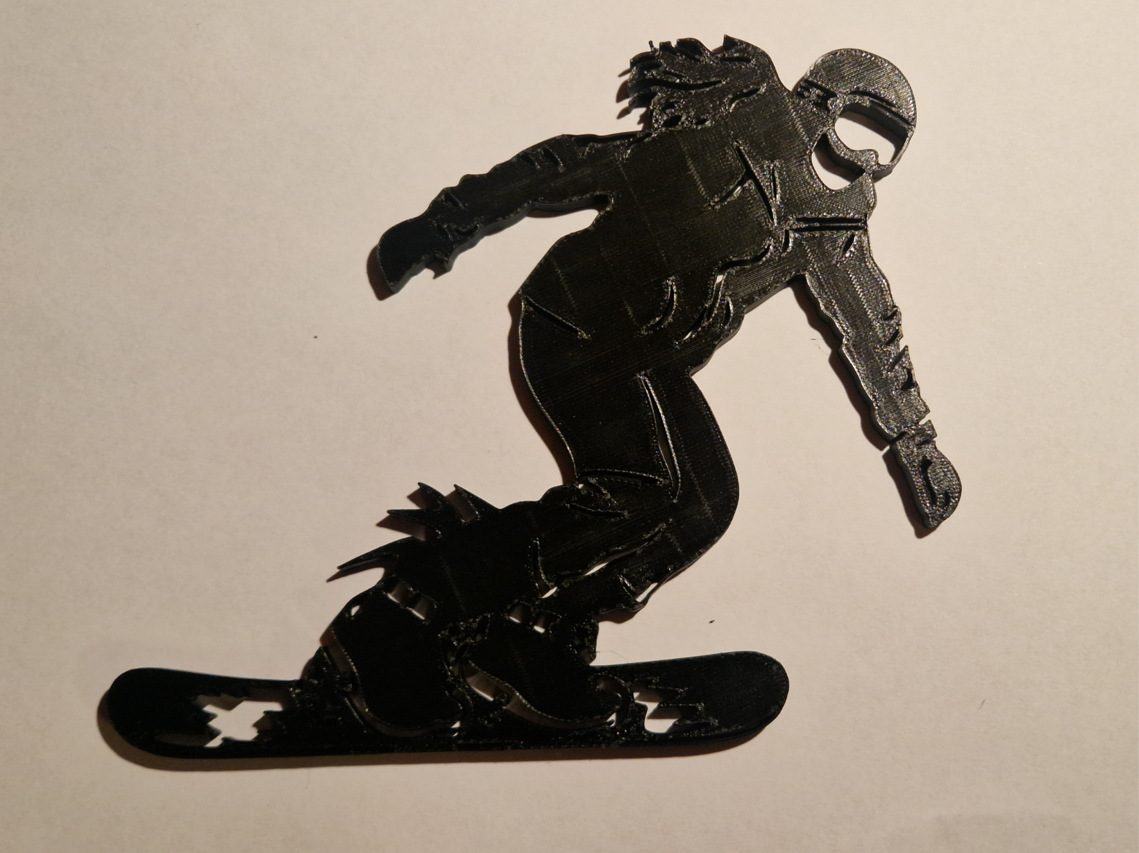 GIRL ON SNOWBOARD