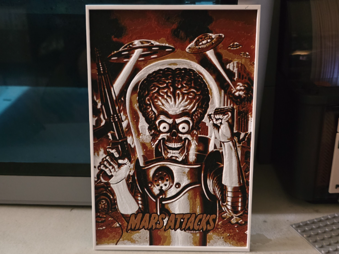 Mars Attacks! Movie Poster - Hueforge Art