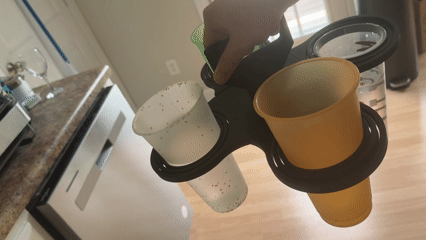 Gyro Cup Holder - Collapsible