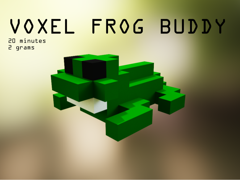 Mini Voxel Frog (<20 mins!)