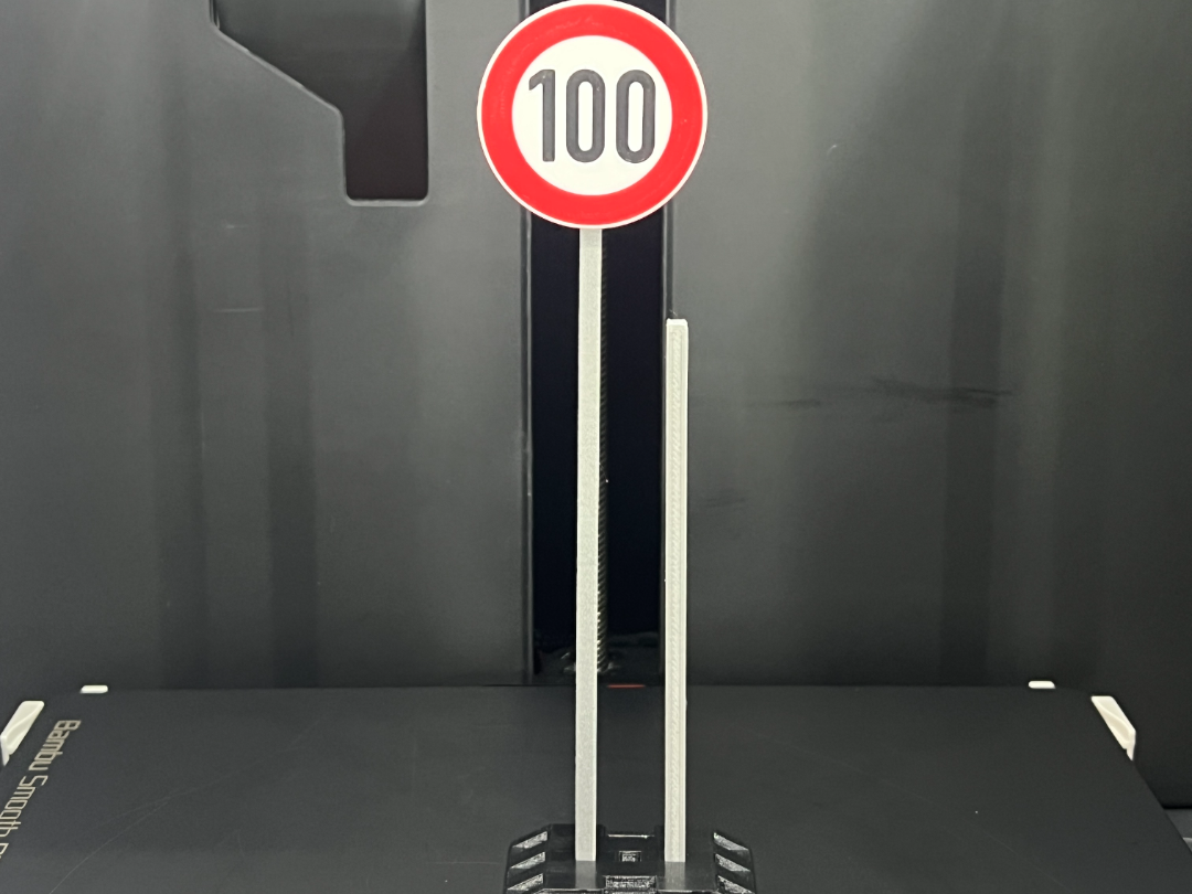 Verkehrszeichen 274-100: Zulässige Höchst­geschw.
