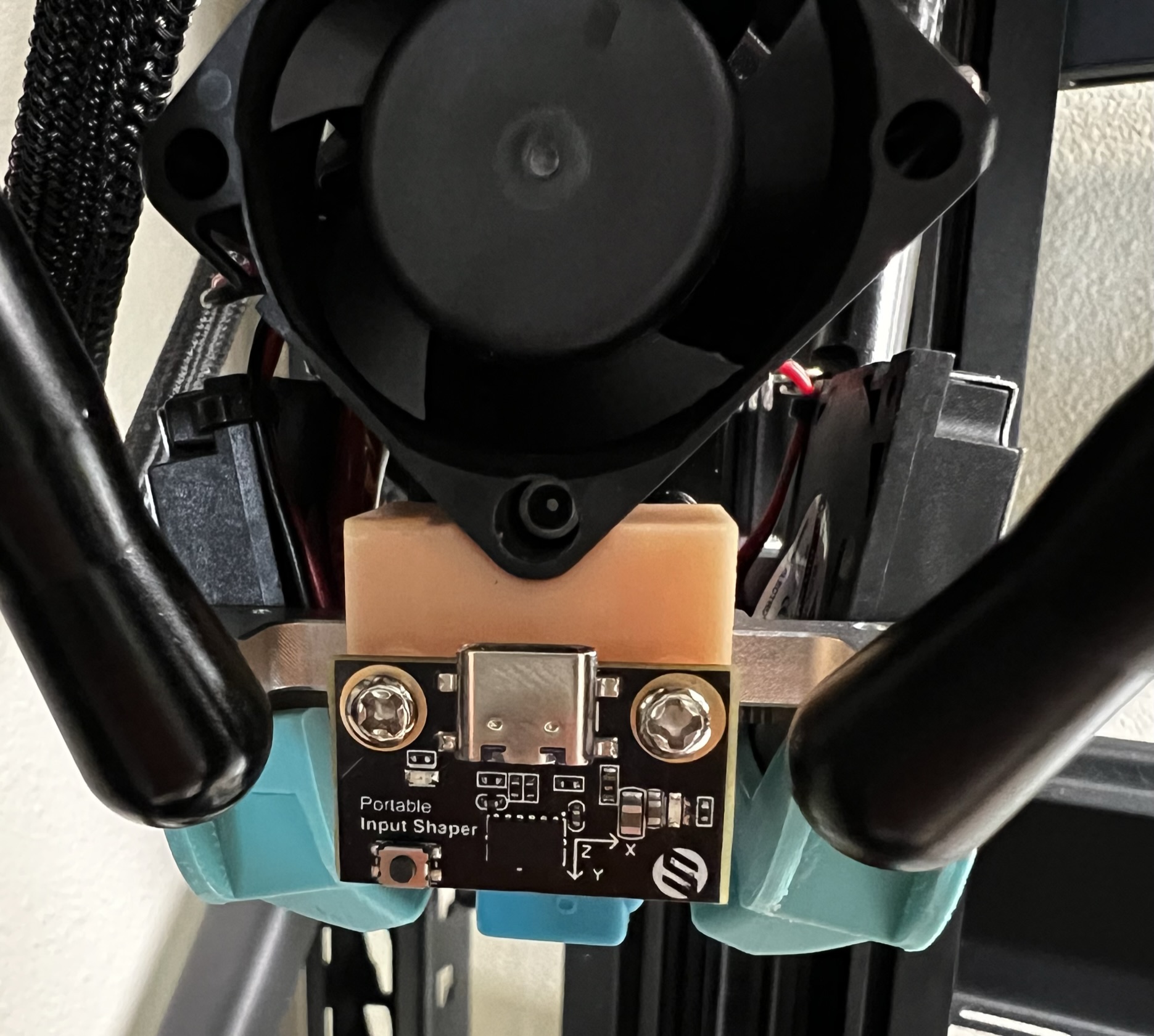 FLSUN V400 FYSETC Portable Input Shaper Mount