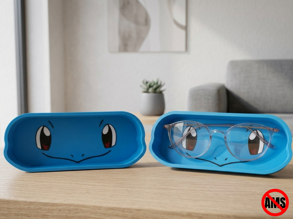 Squirtle Glasses Stand (AMS - No AMS)