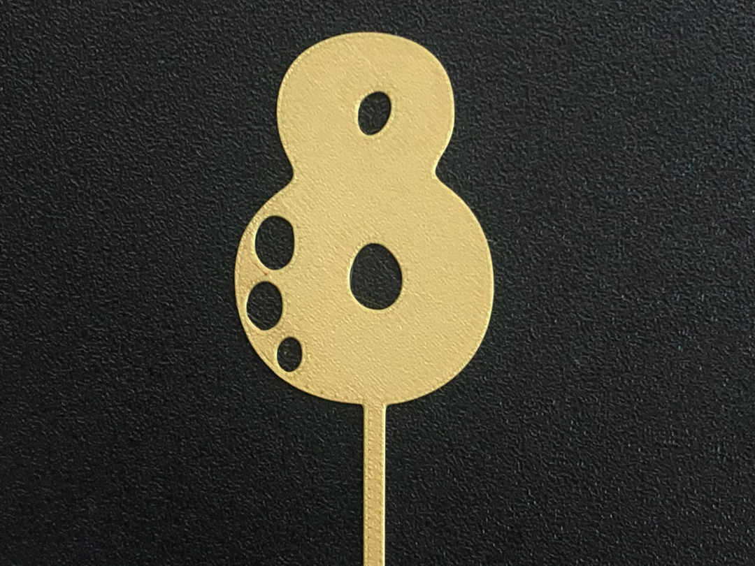 cake topper eight