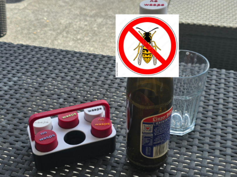 Wespenstop 6er Tray für Bierflaschen