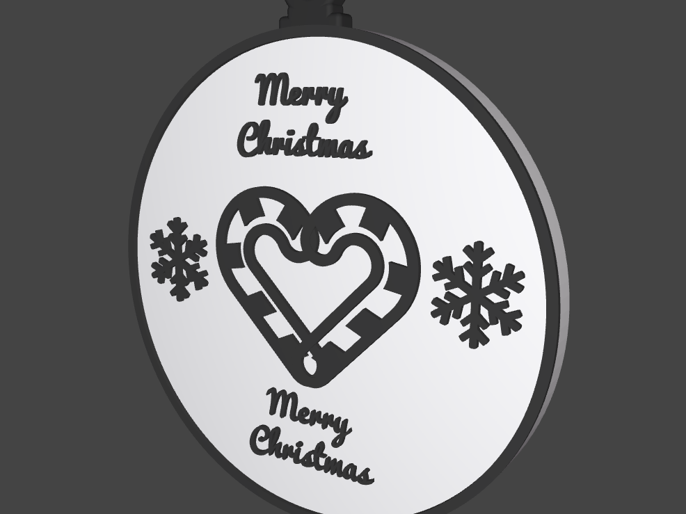 Candy Cane Chrismas Ornament