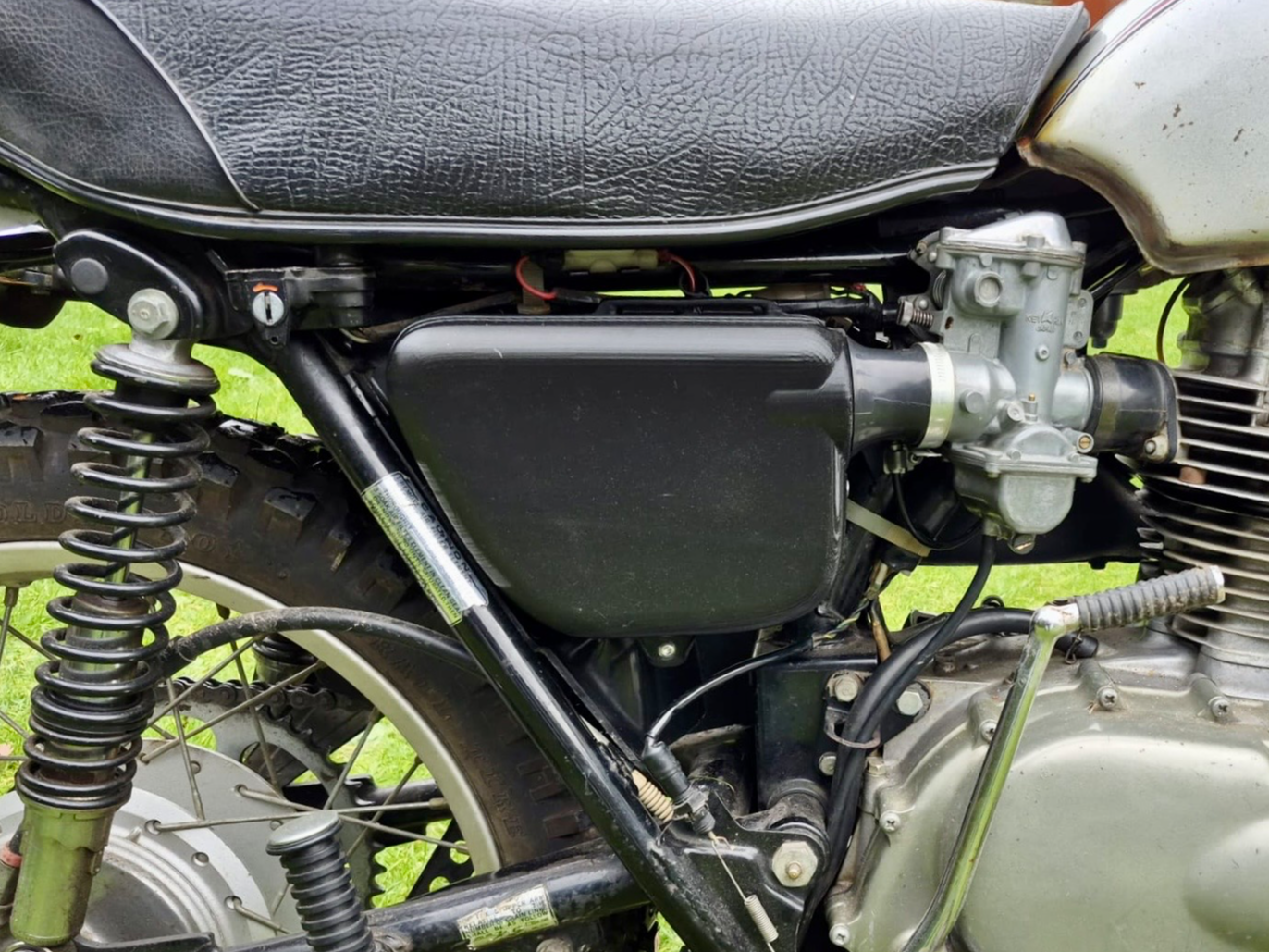 1972 Honda XL250 Motosport Filterbox Cover