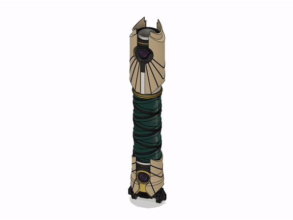 Destiny 2 Praxic Blade set 3 - Modular Lightsaber