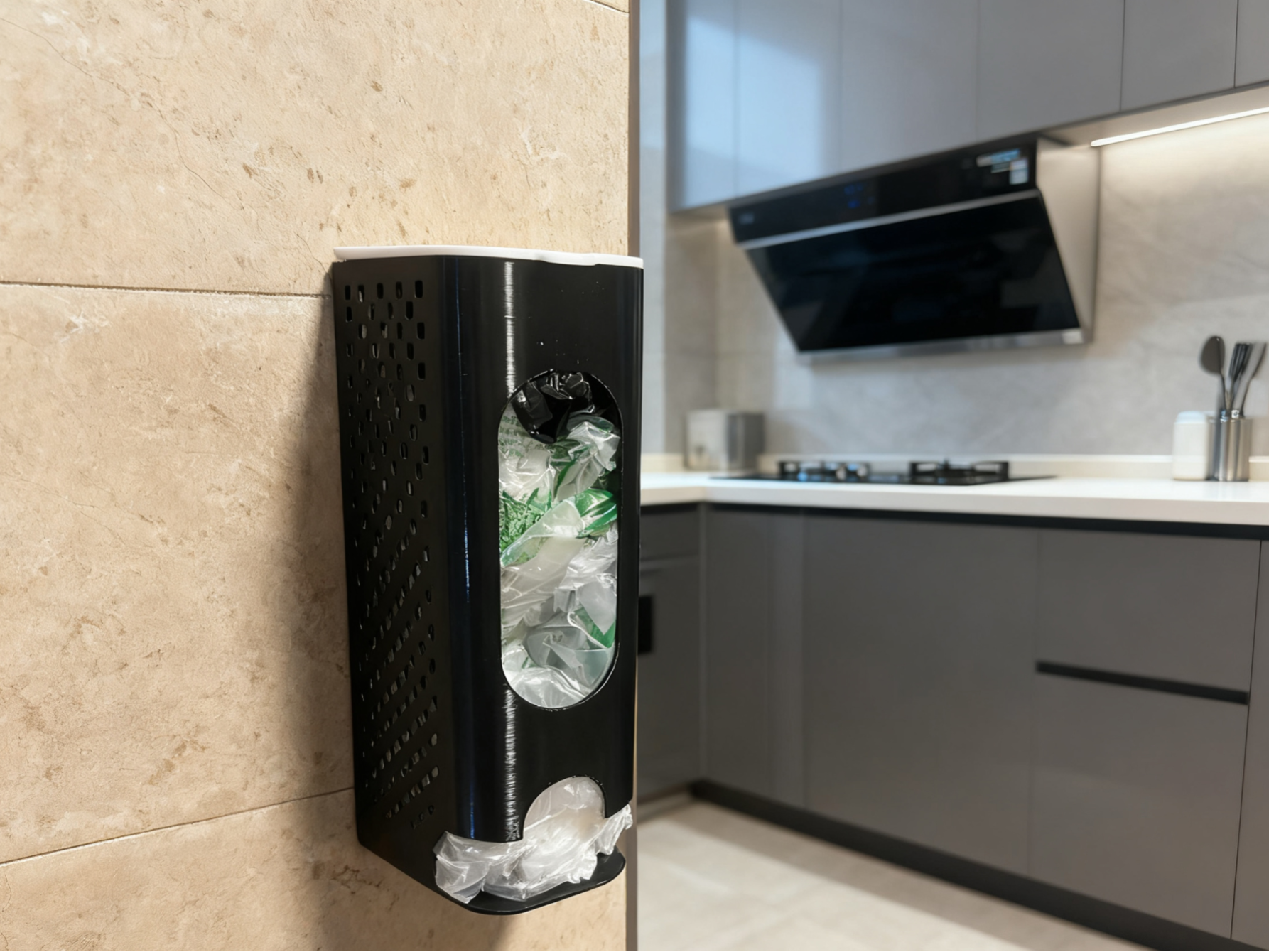 Trash bags organizer