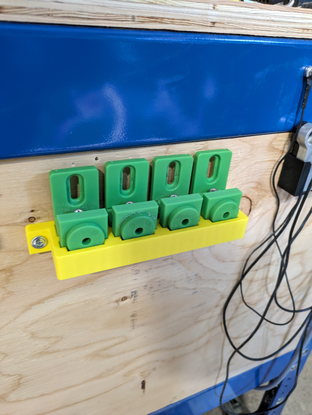 Shapeoko mountable Tiger Claw and Lock Stop holder