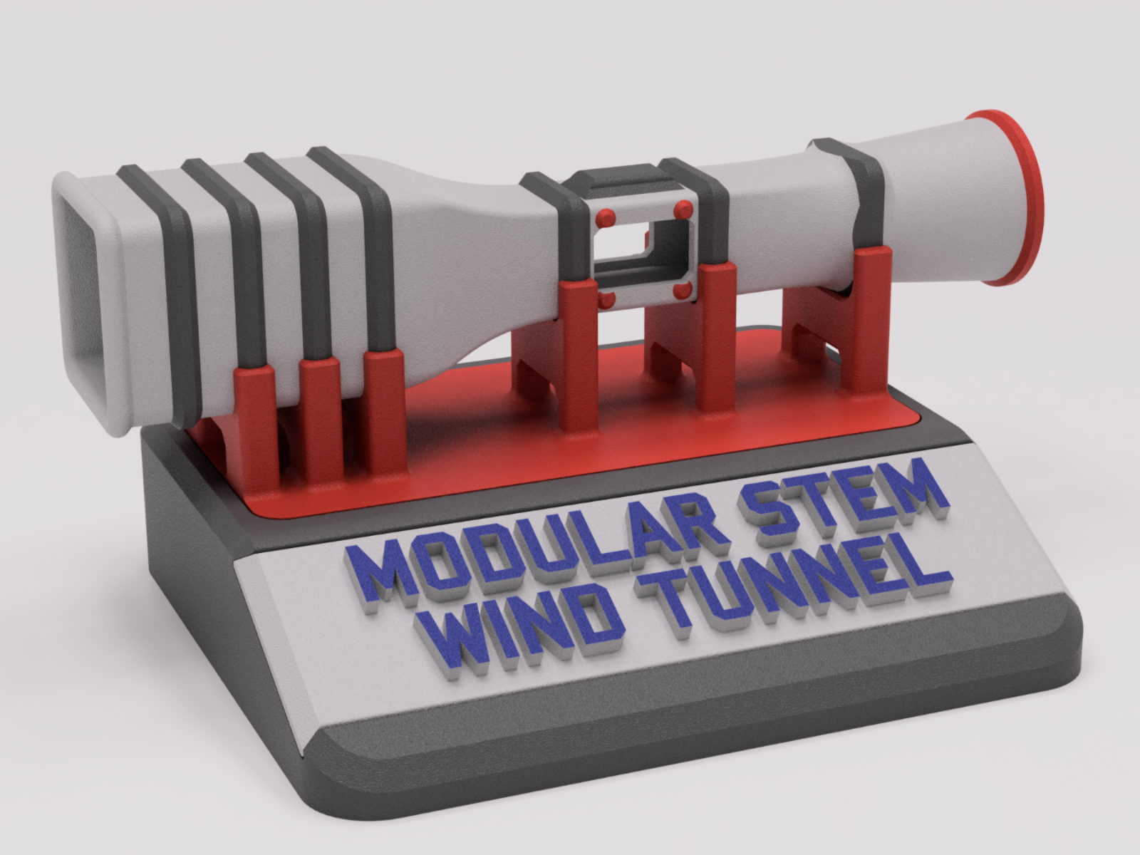 Miniature Modular STEM Wind Tunnel Display Model
