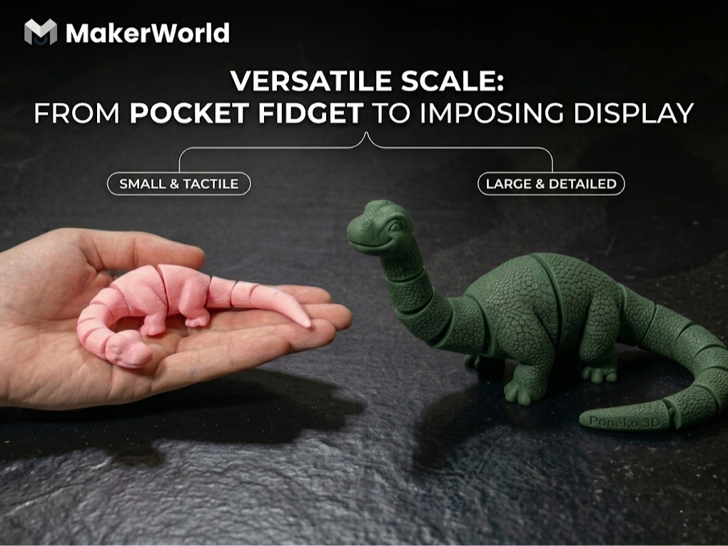 Flexi Bronto -  Articulated Dinosaur Toy