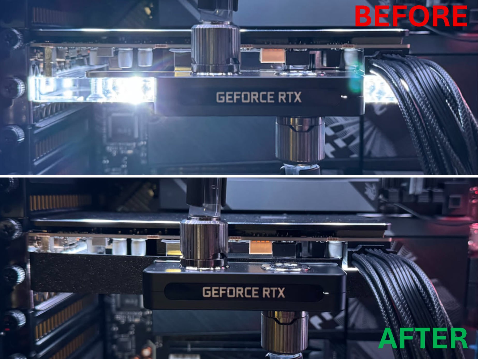 RGB Cover for "Alphacool Core RTX 5080 Reference"
