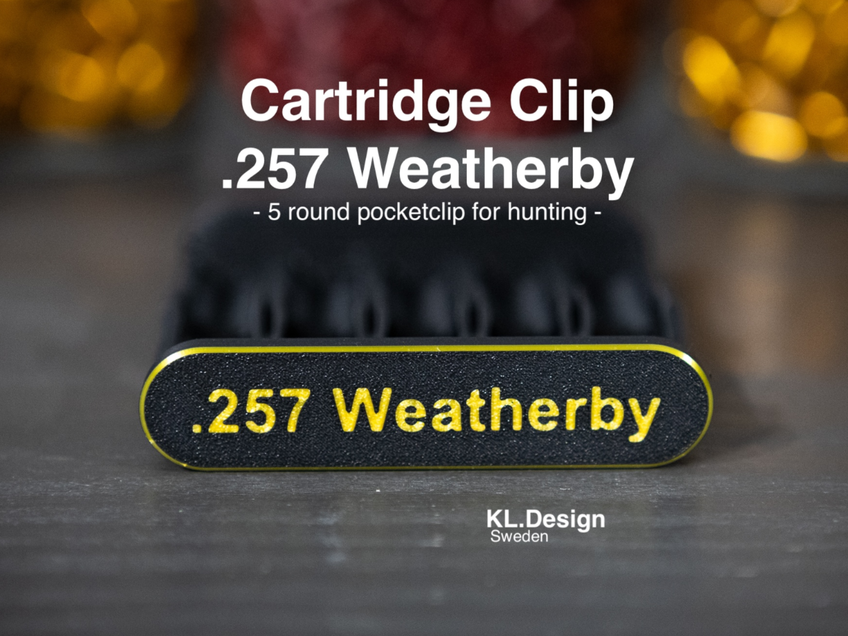 .257 Weatherby Magnum Cartridge Clip