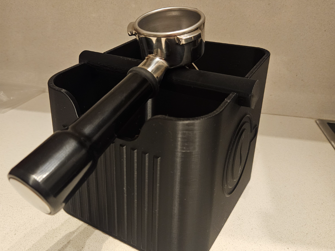 Barista Knock Box with Knocker Bar