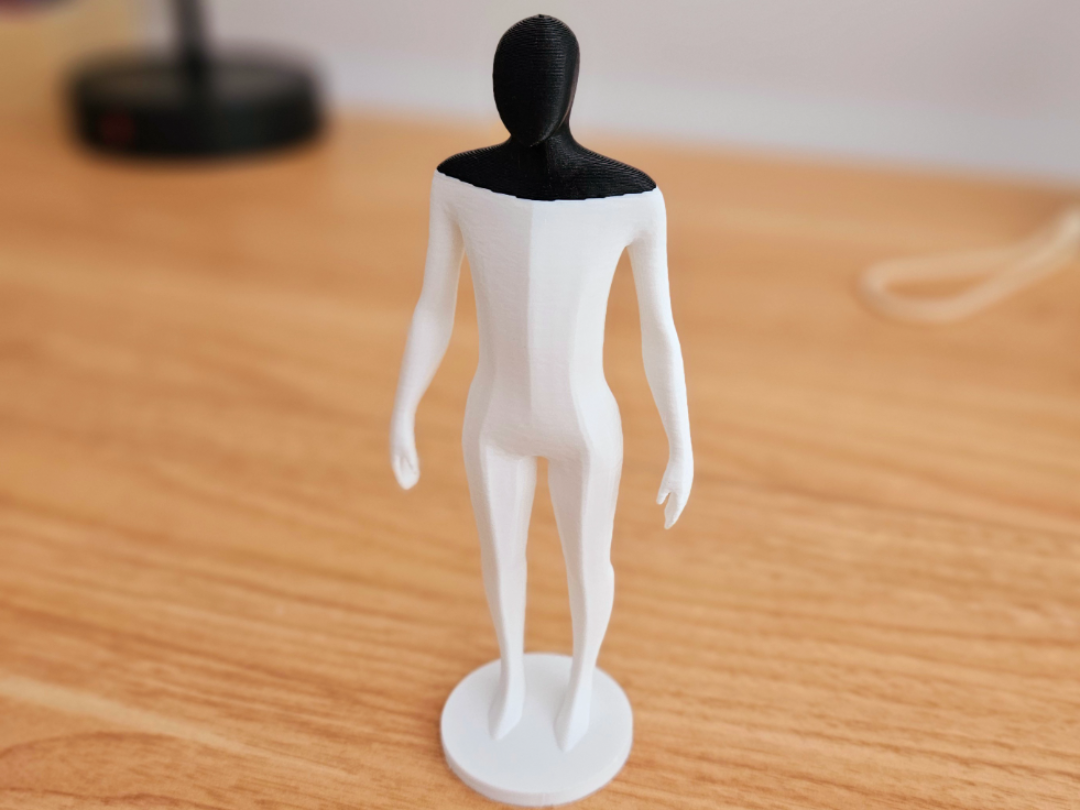 Tesla Robot Inspired Statue
